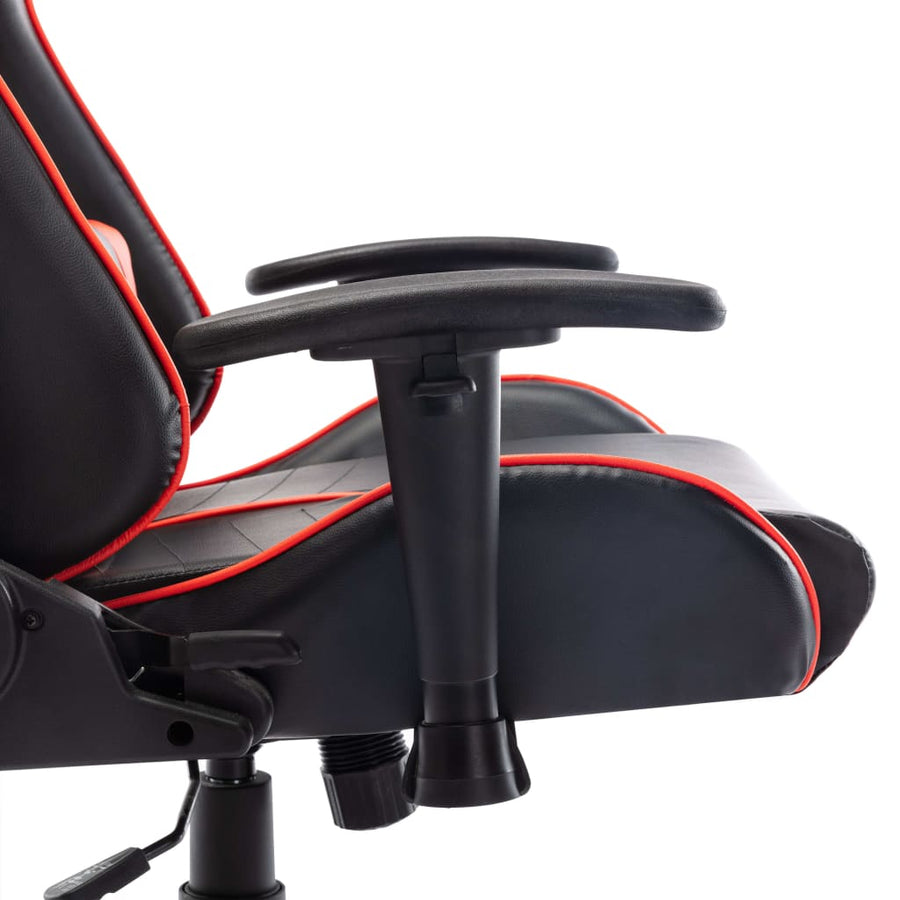 Gamestoel Kunstleer Zwart en rood Zonder voetensteun