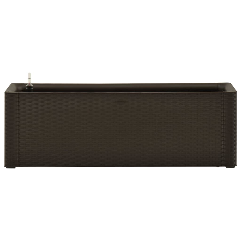 Plantenbak hoog met zelfbewateringssysteem 100x43x33 cm mokka 100 x 43 x33 cm Mokka