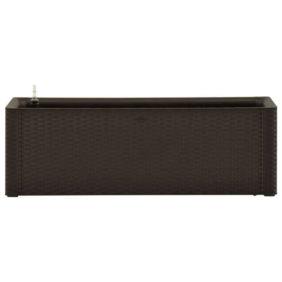 Plantenbak hoog met zelfbewateringssysteem 100x43x33 cm mokka 100 x 43 x33 cm Mokka
