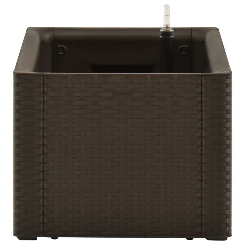 Plantenbak hoog met zelfbewateringssysteem 100x43x33 cm mokka 100 x 43 x33 cm Mokka