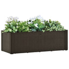 Plantenbak 100x43x33 cm mokka zelfbewaterend