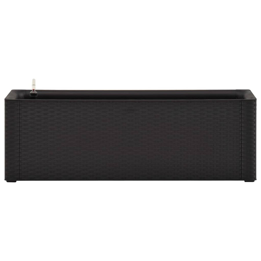 Plantenbak hoog zelfbewateringssysteem 100x43x33 cm antraciet 100 x 43 x 33 cm Antraciet