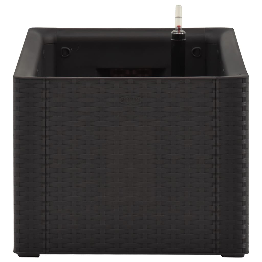 Plantenbak hoog zelfbewateringssysteem 100x43x33 cm antraciet 100 x 43 x 33 cm Antraciet