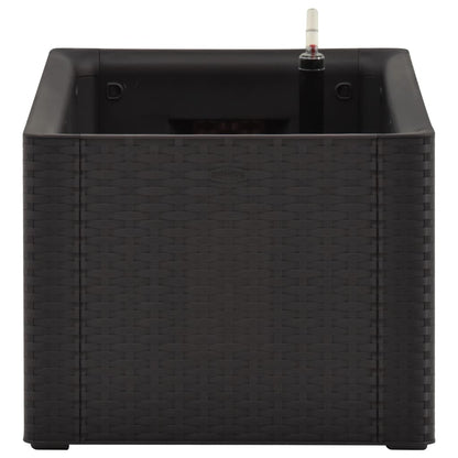 Plantenbak hoog zelfbewateringssysteem 100x43x33 cm antraciet 100 x 43 x 33 cm Antraciet