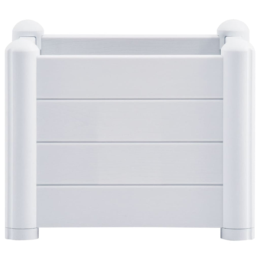 Plantenbak Verhoogd Pp 43 x 43 x 35 cm Wit