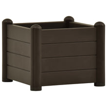 Plantenbak verhoogd 43x43x35 cm PP mokka 43 x 43 x 35 cm Mokka
