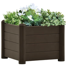 Plantenbak verhoogd 43x43x35 cm PP mokka 43 x 43 x 35 cm Mokka
