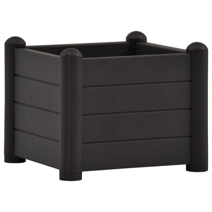 Plantenbak Verhoogd Pp 43 x 43 x 35 cm Antraciet