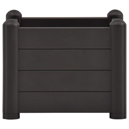 Plantenbak Verhoogd Pp 43 x 43 x 35 cm Antraciet