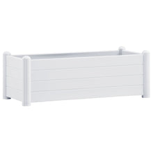 Plantenbak verhoogd 100x43x35 cm PP wit 100 x 43 x 35 cm Wit