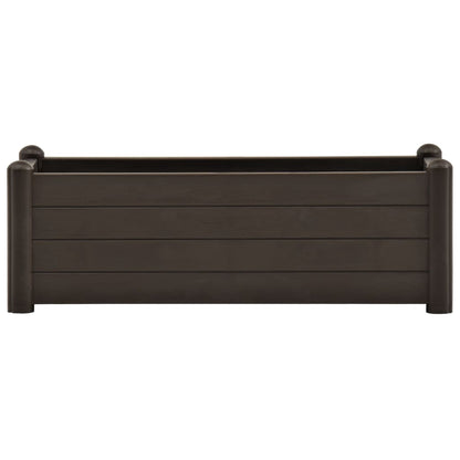 Plantenbak verhoogd 100x43x35 cm PP mokka 100 x 43 x 35 cm Mokka