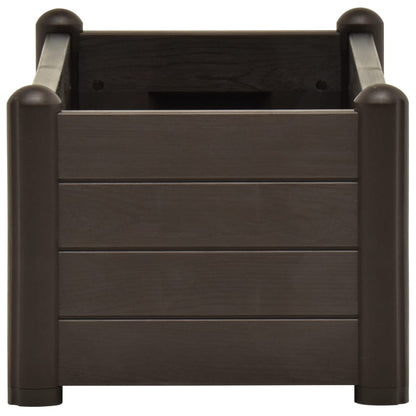 Plantenbak verhoogd 100x43x35 cm PP mokka 100 x 43 x 35 cm Mokka
