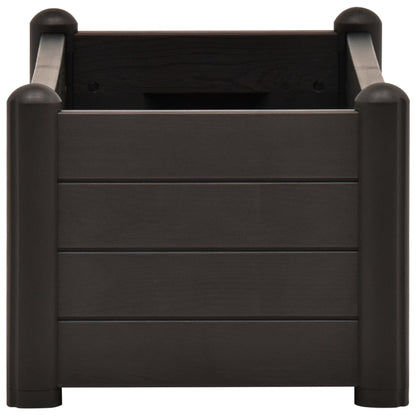 Plantenbak verhoogd 100x43x35 cm PP antraciet 100 x 43 x 35 cm Antraciet