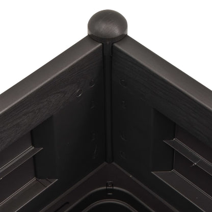 Plantenbak verhoogd 100x43x35 cm PP antraciet 100 x 43 x 35 cm Antraciet