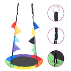 Nest swing with flags 100 cm rainbow-coloured