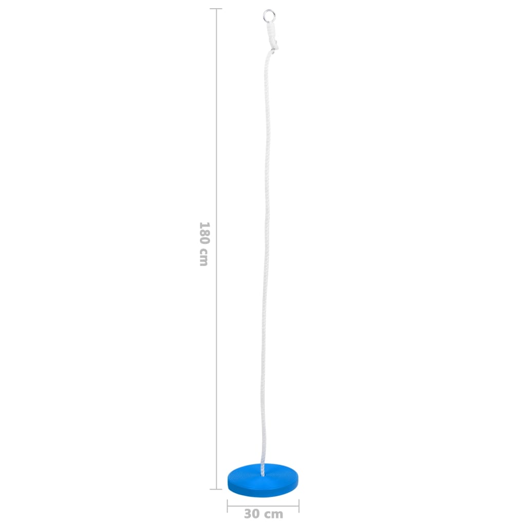Schotelschommel 180 Cm Blauw