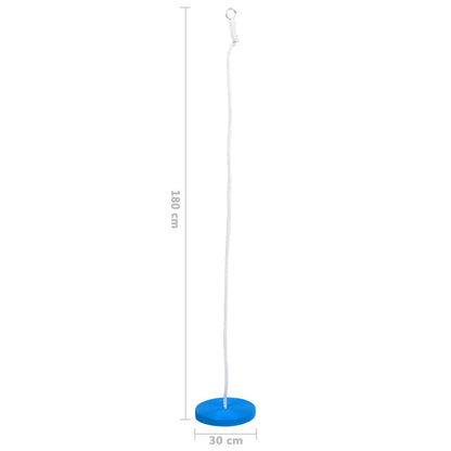 Schotelschommel 180 Cm Blauw