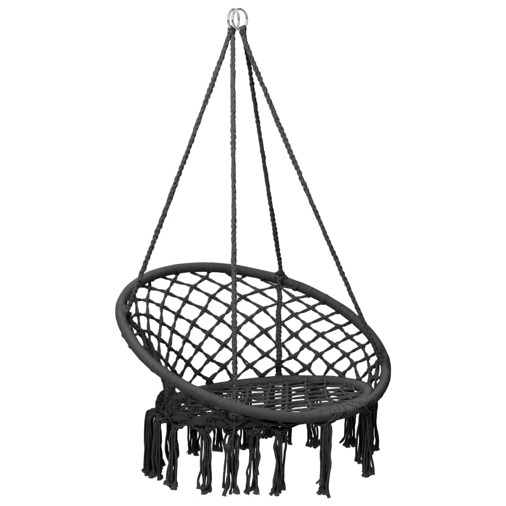 Hangstoel 80 Cm Kleurig Antraciet