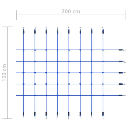 Klimnet 200X150 Cm Blauw
