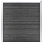Fence set 9 square and 1 diagonal 1657x186 cm HKC grey