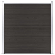 Schuttingpaneel 180x186 cm HKC zwart