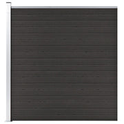 Schuttingpaneel 175x186 cm HKC zwart