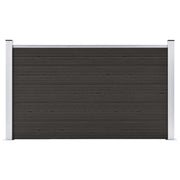 Schuttingpaneel 180x105 cm HKC zwart