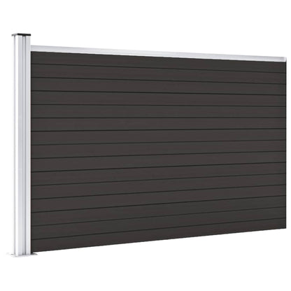 Schuttingpaneel 175x105 cm HKC zwart Zwart