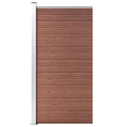 Schuttingpaneel HKC 95x186 cm bruin