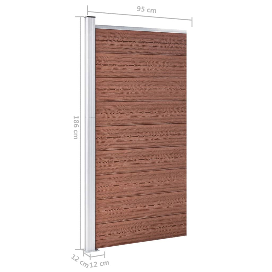 Schuttingpaneel 95X86 Cm Hkc Bruin