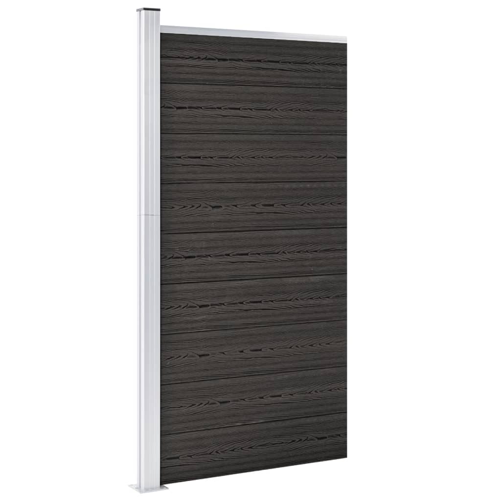 Schuttingpaneel 95x186 cm HKC grijs Grijs