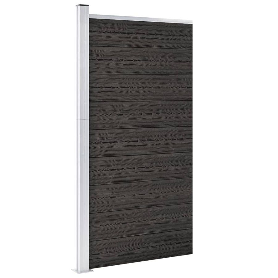 Schuttingpaneel 95x186 cm HKC grijs Grijs