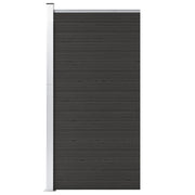 Schuttingpaneel 95x186 cm HKC zwart