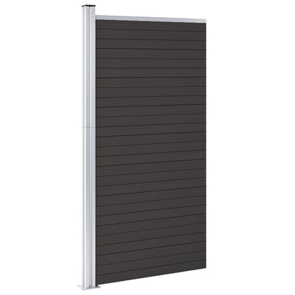 Schuttingpaneel 95x186 cm HKC zwart Zwart