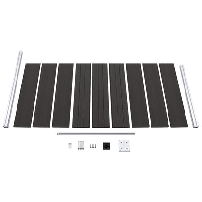 Schuttingpaneel 95x186 cm HKC zwart Zwart