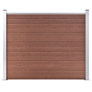 Fence panel 180x146 cm HKC brown