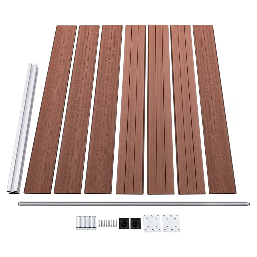 Schuttingpaneel 175x146 cm HKC bruin 175 x 146 cm Bruin