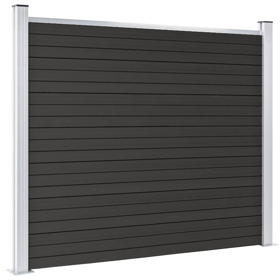 Schuttingpaneel 180x146 cm HKC grijs 180 x 146 cm Grijs