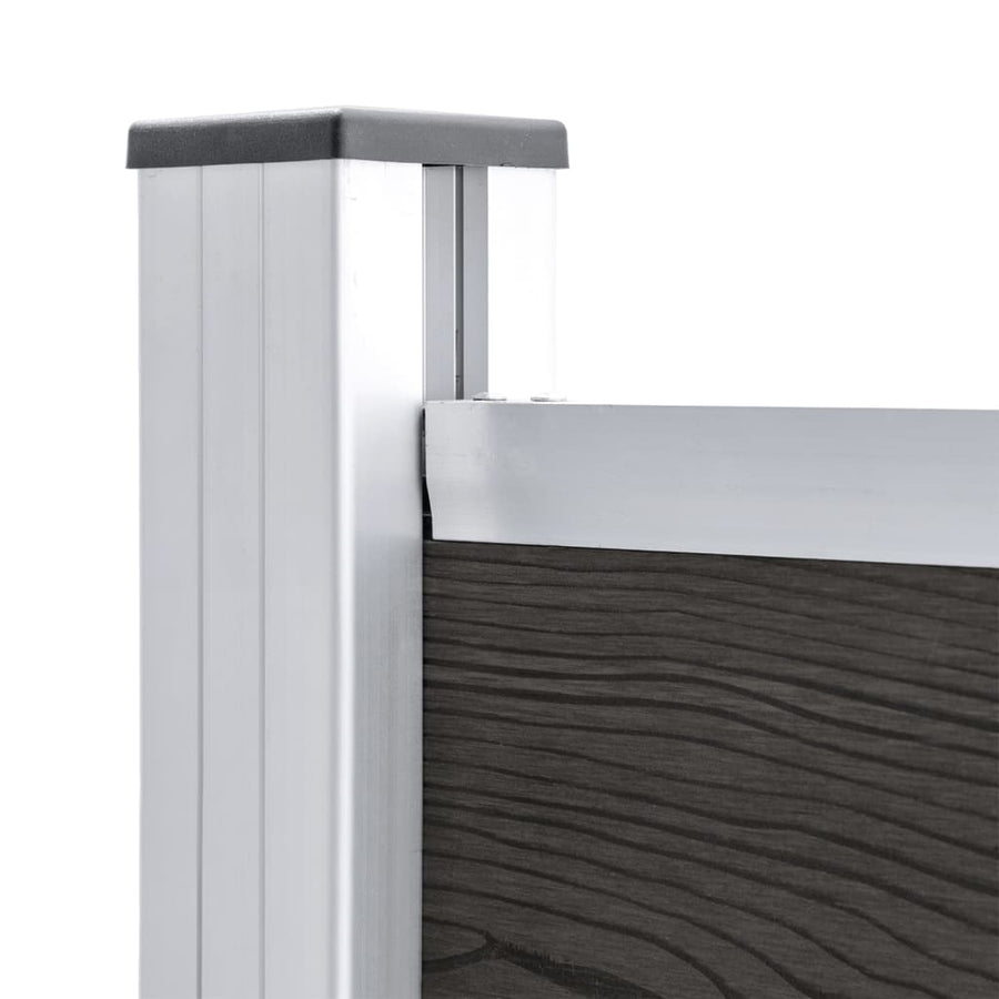 Schuttingpaneel 180x146 cm HKC grijs 180 x 146 cm Grijs