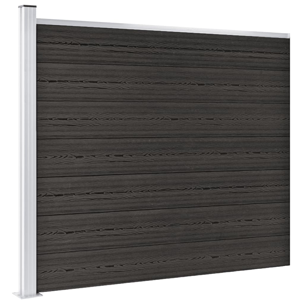 Schuttingpaneel 175x146 cm HKC grijs 175 x 146 cm Grijs