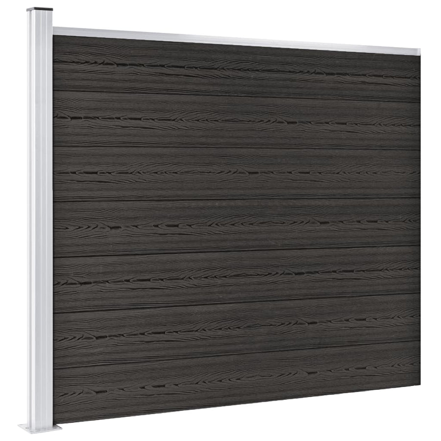 Schuttingpaneel 175x146 cm HKC grijs 175 x 146 cm Grijs