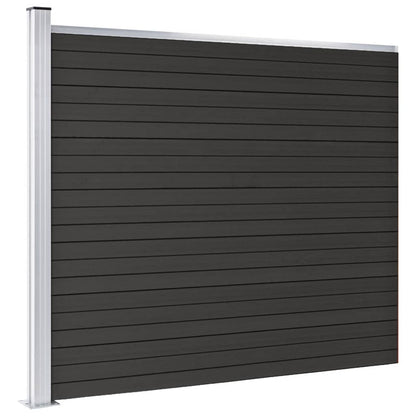 Schuttingpaneel 175x146 cm HKC grijs 175 x 146 cm Grijs