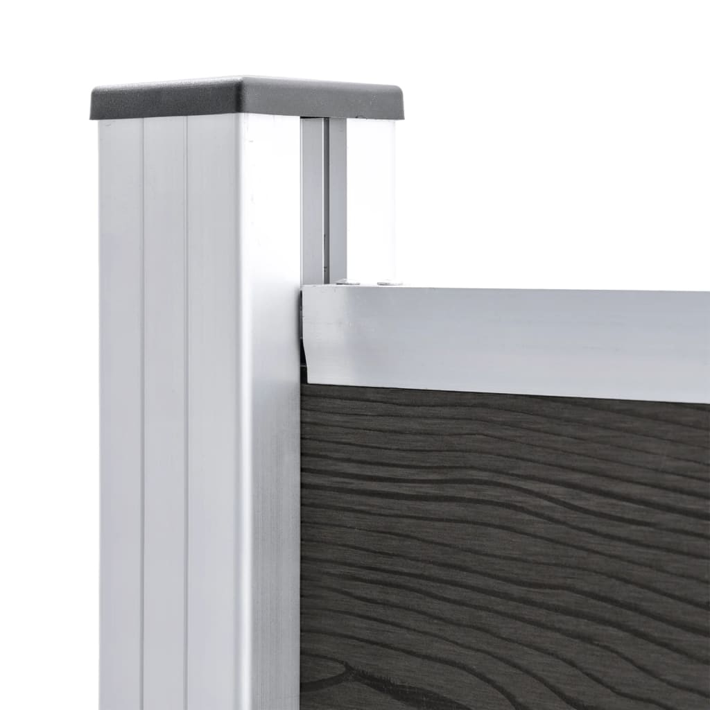 Schuttingpaneel 175x146 cm HKC grijs 175 x 146 cm Grijs