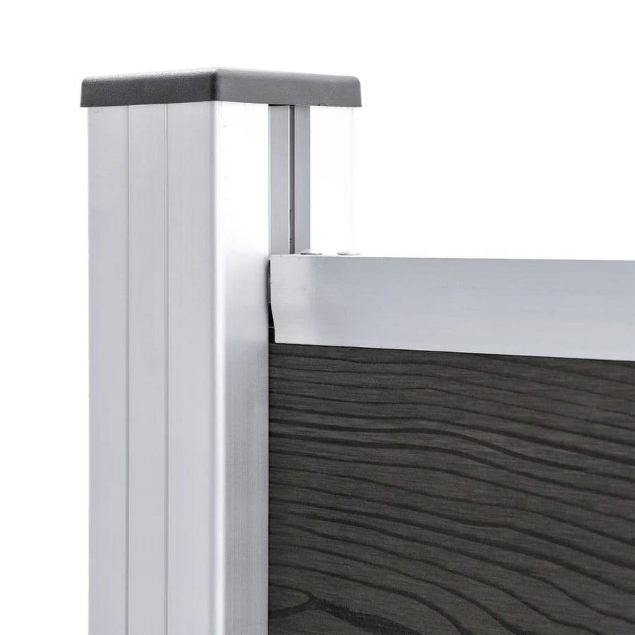Schuttingpaneel 175x146 cm HKC grijs 175 x 146 cm Grijs