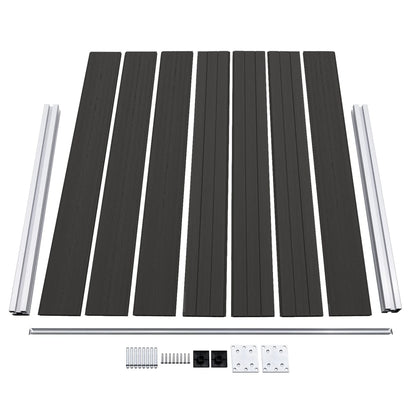 Schuttingpaneel 180x146 cm HKC zwart 180 x 146 cm Zwart