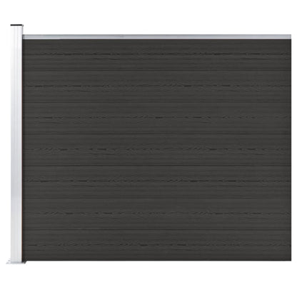 Schuttingpaneel Hkc 175 x 146 cm Zwart