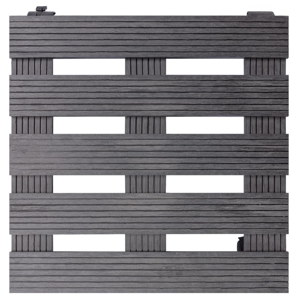 Plantentrolleys 30X30X7,5 Cm Hkc 2 Grijs Vierkant