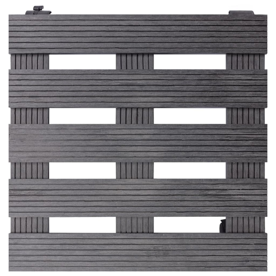 Plantentrolleys 30X30X7,5 Cm Hkc 2 Grijs Vierkant