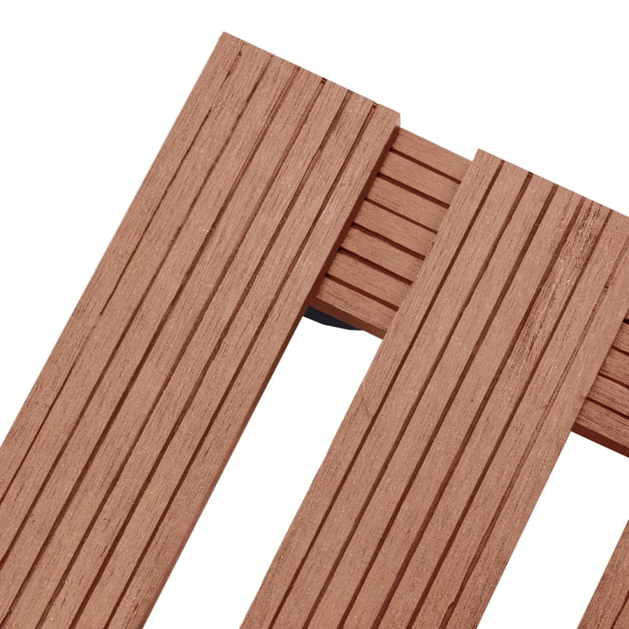 Plantentrolleys 30X30X7,5 Cm Hkc 2 Bruin Vierkant