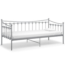 Slaapbankframe Metaal 90X200 Cm Grijs